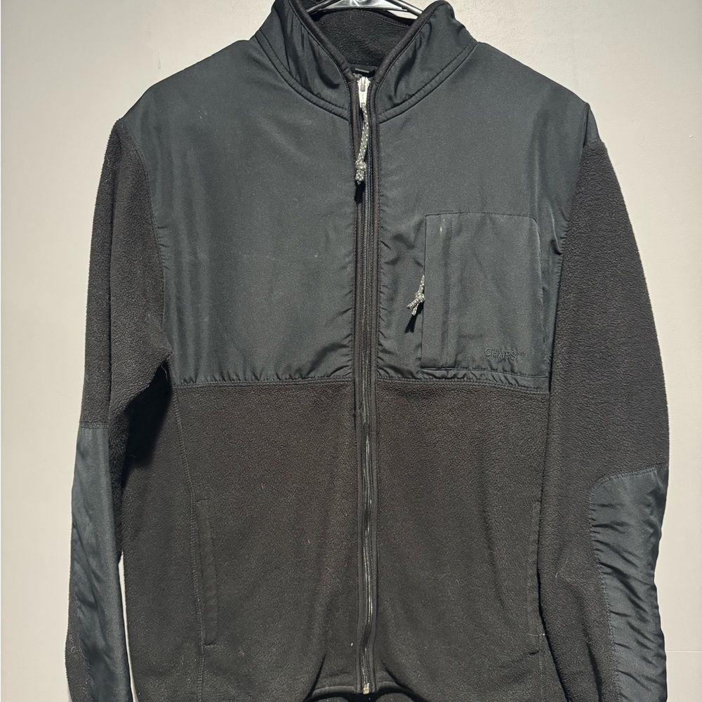 Chaps Black Mesh-Lined Jacket - image 1